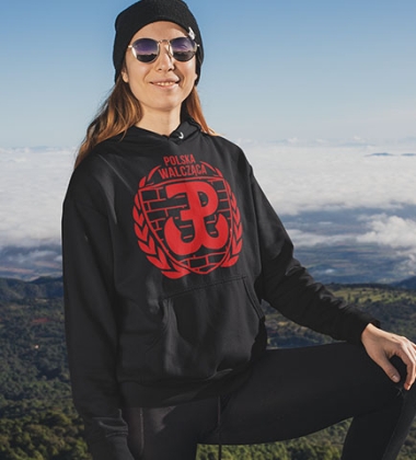 Damska bluza z kapturem POLSKA WALCZĄCA PW